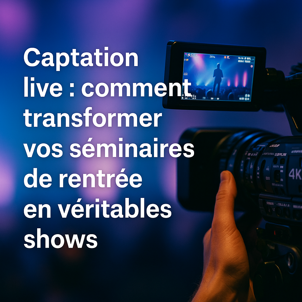 captation live rentrée, tendance